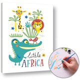 Artmie Slikanje po številkah LITTLE AFRICA | nizka težavnost | Shoptok.si