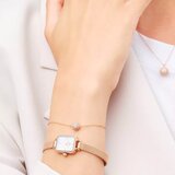 Daniel Wellington DW00100731 quadro mini lumine bezel rose gold, ženski ručni sat Cene
