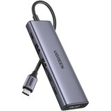 Ugreen 6-PORTNI USB-C HUB Z DISPLAYPORT 4K IN PD100W ZA PRENOSNE RAČUNALNIKE, (5000261479) | Shoptok.si