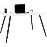 MID.YOU Pisalna Miza Salia, Bela, Črna, 160x80cm | Shoptok.si