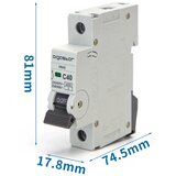Aigostar Jednofazni magnetotermički prekidač 1P-40A-C 230-400V | Eponuda.com