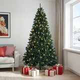  Umjetno božićno drvce s nogom 210 cm 300 LED lampica | shoptok.hr
