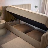 Modern Living Postelja Z Vzmetnico Sontje, Rjavosiva, 160x200 | Shoptok.si