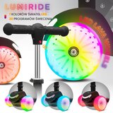  Kotači skutera na tri kotača Rainbow Lumiride LED 7 boja / 20 programa - crni | shoptok.hr