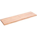 vidaXL Zidna polica svjetlosmeđa 140x40x4 cm od obrađene hrastovine | shoptok.hr