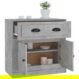  Komoda betonsko siva 70x35,5x67,5 cm inženirski les, (20654257) | Shoptok.si