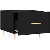 vidaXL Stolić za kavu crni 50 x 50 x 40 cm od konstruiranog drva | shoptok.hr