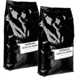 Espresso Qualita Rosso 2 Kg Beans Set