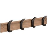 Five Čiviluk sa 4 kukice Ziny 45x6,5x10 natural crna (209386A) | ePonuda.com