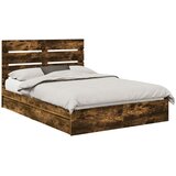  s od storage s ladicama Dimljeni hrast 160 x 200 cm | shoptok.hr