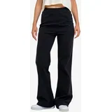 ladies open hem pants