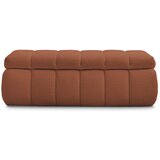 Bobochic Paris Opečnato oranžna klop iz tkanine bouclé Mont Blanc – | Shoptok.si