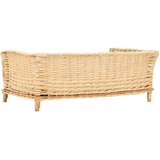  Košara za pse s jastukom 90 x 54 x 35 cm od prirodne vrbe | shoptok.hr