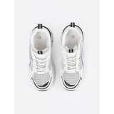 Shelvt Sporty sneakers in black and white with mesh | Shoptok.si