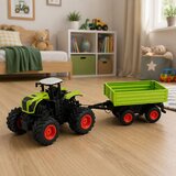 High Agricultural Tractor with Tipper Trailer, Remote Controlled, RC 1:16 | shoptok.hr