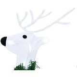 vidaXL LED irvasi 7 pcs Bijelo tkanina | shoptok.hr