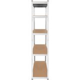 Rebel Metalna montazna polica srebrna 205x120x45cm RB-1253 | Eponuda.com