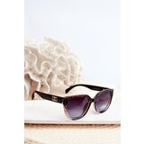 Kesi Women's Sunglasses with Gold Detailing UV400 Brown | shoptok.hr