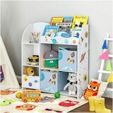 Songmics Organizator za igrače in knjige (GKR42WT), bel | Shoptok.si