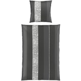 Dieter Knoll POSTELJNINA 140/200 cm saten antracit | Shoptok.si