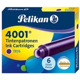 tinta za nalivpero patrone kratke pk6 4001 301697 ljubičasta