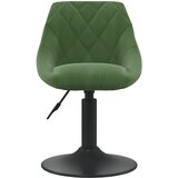 vidaXL Blagovaonska stolica tamnozeleni baršun - Tamnozelena 1 | shoptok.hr