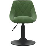 vidaXL Jedilni stol temno zelen žamet, (22056629) | Shoptok.si