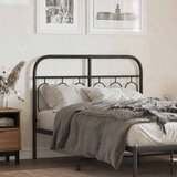  Metalno zamjensko uzglavlje crno 120 cm | shoptok.hr