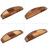  Otirači za stepenice samoljepljivi 10 kom 65x21x4 cm smeđi | shoptok.hr