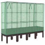  Povišena gredica s pokrovom za staklenik 160 x 40 x 140 cm | shoptok.hr
