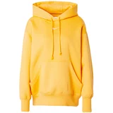 Nike Sportswear Sweater majica 'Phoenix Fleece' žuta / bijela