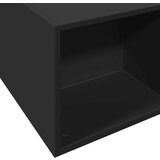 vidaXL Okvir kreveta crni 140 x 200 cm od konstruiranog drva | shoptok.hr