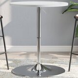 vidaXL Barski stol bijeli 60 x 60 x 90 cm drvo i kromirani čelik | shoptok.hr