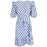 Dorothy Perkins Tall Obleka svetlo modra / črna | Shoptok.si