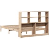 vidaXL Knjižna postelja brez vzmetnice 140x190 cm trdna borovina Cene