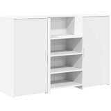 Maison Chic sprejemna miza - računalniška miza - pisarniška miza bela 155x50x103,5 cm inženirski les, (21785192) | Shoptok.si