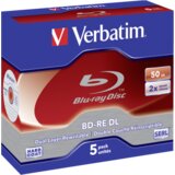 Verbatim 1x5 BD-RE Blu-Ray 50GB 2x Speed, White Blue Surface JC Cijene