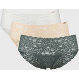 Dorina 3PACK Klasične čipkaste hlačke Lana Floral Cene