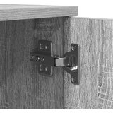  Kabinet za shranjevanje Siva Sonoma 127x41x40 cm Izdelan les | Shoptok.si