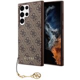 Guess 4G Charm Zadní Kryt pro Samsung Galaxy S23 Ultra Brown Ovitek za telefon Vijolična | Shoptok.si