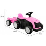 Traktor na akumulator T7 - roza | Shoptok.si
