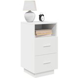 Furnova Nočna omarica z 2 predaloma bela 36x36x68 cm, (21925982) Cene