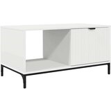 vidaXL Klubska miza Bela 90 x 49 x 46 cm Konstruiran les | Shoptok.si
