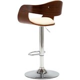 Barska Barski stolček krem ukrivljen les in umetno usnje, (20700219) | Shoptok.si