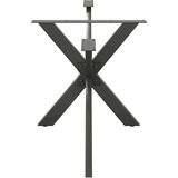  Noge jedilne mize pajkove oblike antracitne 150x78x(72-73) cm jeklo, (5000241498) | Shoptok.si