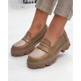Resti Women's light brown moccasins on a solid sole Desika - Footwear | Shoptok.si