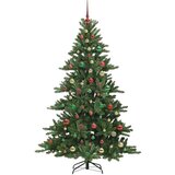vidaXL Umjetno božićno drvce s nogom with LEDs s stalakom 180cm PVC | shoptok.hr