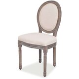  Jedilni stoli 4 kosi krem blago | Shoptok.si