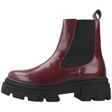 Tommy Hilfiger Gležnjarji TH SHINY LEATHER CHELSEA Bordo | Shoptok.si