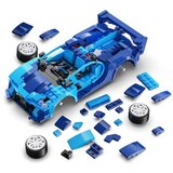 Lean_Toys Kocke za sestavljanje Auto Sports Race Car Blue R/C 325 kock | Shoptok.si